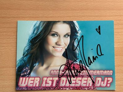 Anna-Maria Zimmermann Autogrammkarte #7799