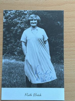 Ruth Brück Autogrammkarte #7662