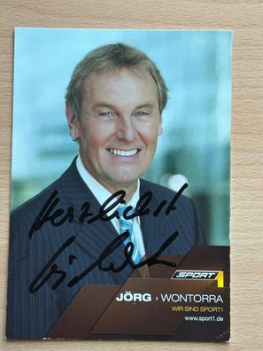 Jörg Wontorra Autogrammkarte #7555