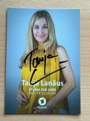 Tanja Lanäus Sturm der Liebe Autogrammkarte #7593