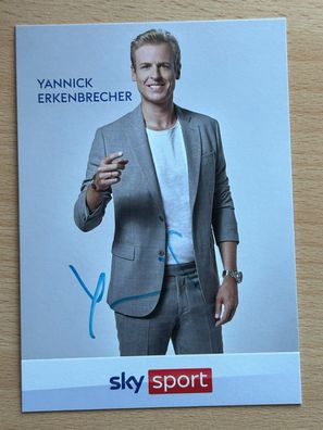 Yannic Erkenbrecher SKY Autogrammkarte #7567