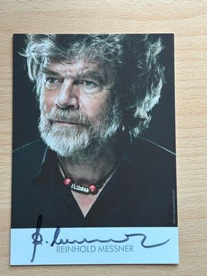 Reinhold Messner Autogrammkarte #7553