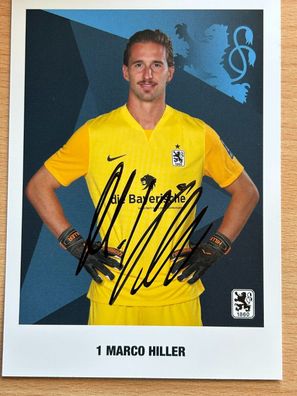 Marco Hiller TSV 1860 München 2023/24 Autogrammkarte orig signiert #6984
