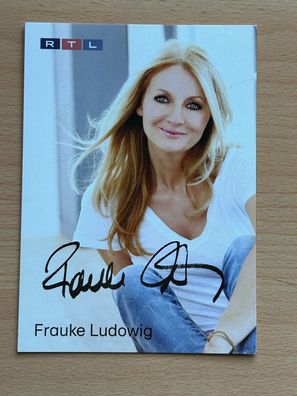 Frauke Ludowig Autogrammkarte #7533
