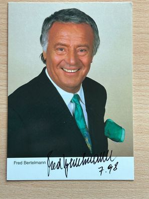 Fred Bertelmann Autogrammkarte #7667