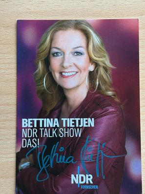 Bettina Tietjen Autogrammkarte #7543