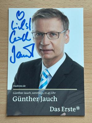 Günther Jauch Autogrammkarte #7610