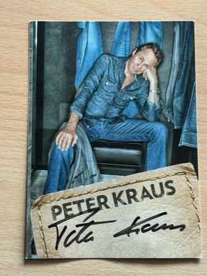Peter Kraus Autogrammkarte orig signiert #7343