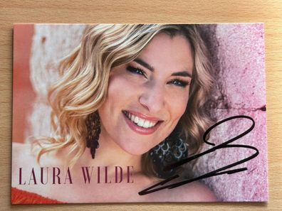 Laura Wilde Autogrammkarte orig signiert #7384