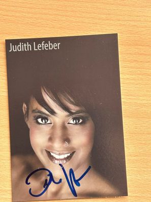 Judith Lefeber Autogrammkarte orig signiert #7159