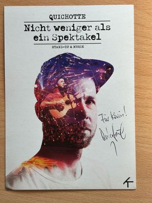 Quichotte Autogrammkarte orig signiert #7333