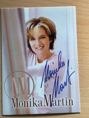 Monika Martin Autogrammkarte orig signiert #7355