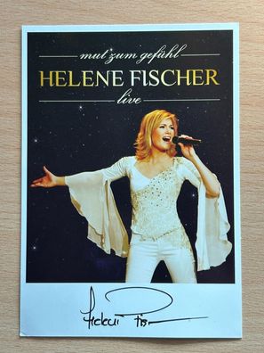 Helene Fischer Autogrammkarte orig signiert #7340