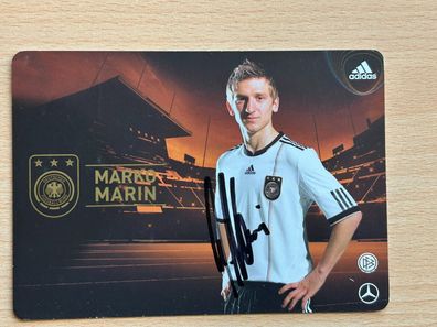 Marko Marin DFB Autogrammkarte orig signiert #7085