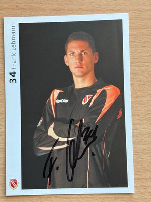 Frank Lehmann Energie Cottbus 2009/10 Autogrammkarte orig signiert #7037