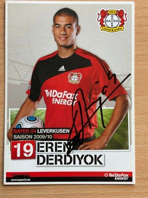 Eben Derdiyok Bayer 04 Leverkusen 2009/10 Autogrammkarte orig signiert #7066
