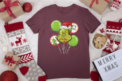 Herren T-Shirt - Grinch Ballon kings Grinch TShirt Weihnachten T-shirt - Grinch xmas
