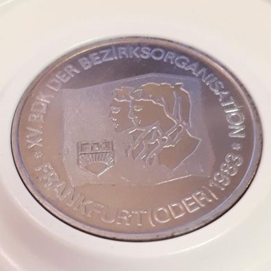 DDR Medaille XV. BDK Bezirksorganisation 1983