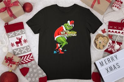 Damen T-Shirt How The Grinch Stole Christmas, Grinch Weihnachten T-shirt
