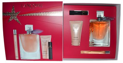 Lancôme La Vie Est Belle Set 100ml + 10ml + 50ml BL + 2ml Mascara01 EdP für Damen