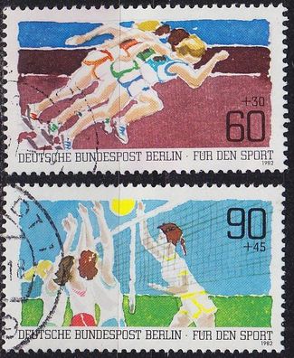 Germany BERLIN [1982] MiNr 0664-65 ( O/ used ) Sport