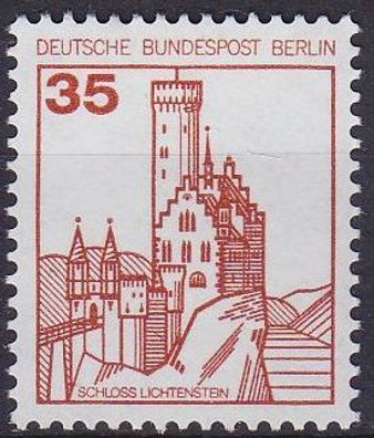 Germany BERLIN [1982] MiNr 0673 A ( * */ mnh ) Burgen Schlösser