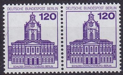 Germany BERLIN [1982] MiNr 0675 2er ( * */ mnh ) Burgen Schlösser