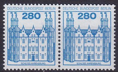 Germany BERLIN [1982] MiNr 0676 2er ( * */ mnh ) Burgen Schlösser