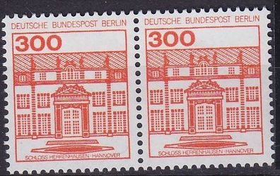 Germany BERLIN [1982] MiNr 0677 2er ( * */ mnh ) Burgen Schlösser