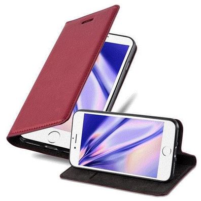 Cadorabo Hülle kompatibel mit Apple iPhone 6 / 6S in APFEL ROT - Schutzhülle mit ...