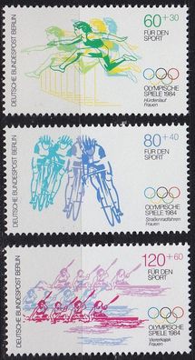 Germany BERLIN [1984] MiNr 0716-18 ( * */ mnh ) Sport