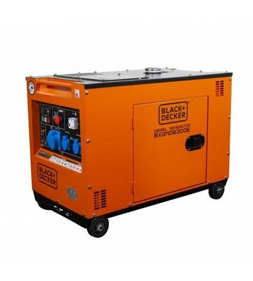 BLACK + DECKER BXGND6300E Diesel Stromaggregat FULL POWER 6500 Watt 230V