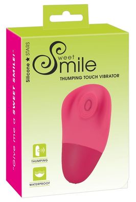 Sweet Smile Thumping Touch Vib - Auflegevibrator mit Klopf-Funktion