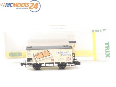 Minitrix N 13491gedeckter Güterwagen mit Brhs. Somo "Leibniz-Keks" DR / NEM E650