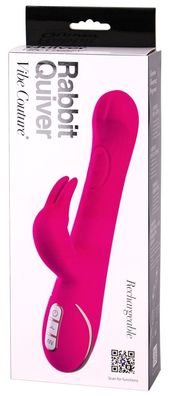 Vibe Couture Quiver - Flexibler Rabbitvibrator mit Massagekugel