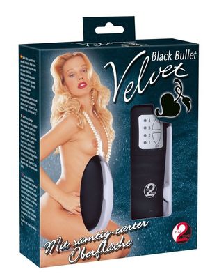 You2Toys Velvet Black Bullet - Vibro-Ei für Ekstase
