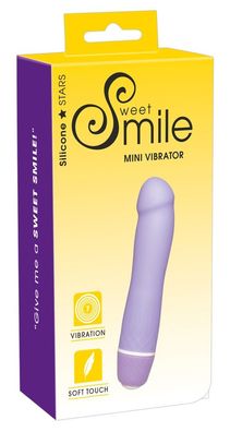 Sweet Smile Sweety - Violettfarbener Penis-Vibrator, 7 Vibrationsmodi