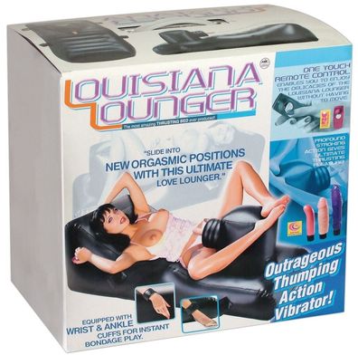 NMC Louisiana Lounger - Sexmaschine mit 200 Stößen/ min, 3 Aufsätzen, Fernbedienung
