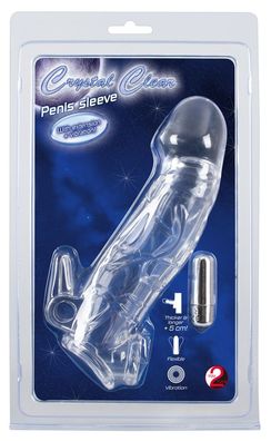 Crystal Clear Penisverlängerung mit Vibration