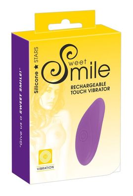 Sweet Smile Touch Vibrator - Extra flach, diskret tragbar, wiederaufladbar