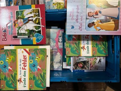 1300 Div, Neue Bücher, Malhefte Lernhefte Bastelbücher Sticker Hefte für Kinder