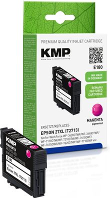 KMP E180 magenta Tintenpatrone ersetzt Epson WorkForce 27XL (T2713)
