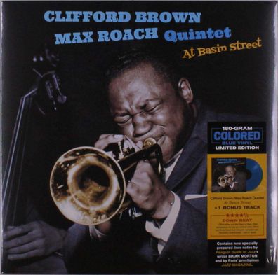 Clifford Brown & Max Roach: At Basin Street (180g) (Limited Edition) (Blue Vinyl) ...