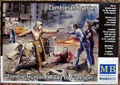 35175 Master Box Zombieland Series Zombie Hunter - Road to Freedom 1:35