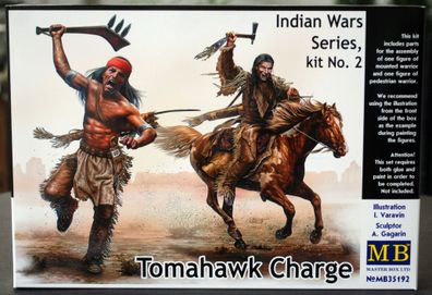 35192 Master Box Indian Wars Series Tomahawk Charge, 1:35, neu 2017