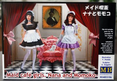 35186 Master Box Maid Caf&eacute; Girls Nana & Momoko Manga, 1:35, neu 2017