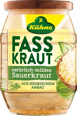 Kühne Fasskraut natürlich mild ATG 385g