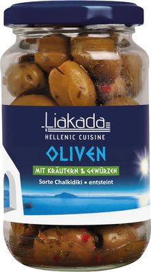 Liakada Grüne Oliven entsteint ATG 190g