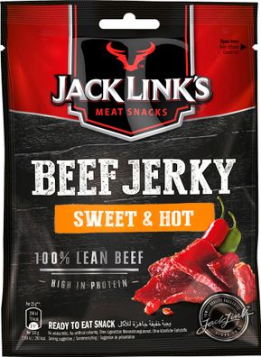 Jack Links Beef Jerky Sweet und Hot kräftig leicht rauchig 70g