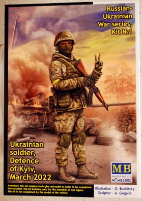 Master Box 24085 Defence of Kyiv Ukrainian Soldier 1:24